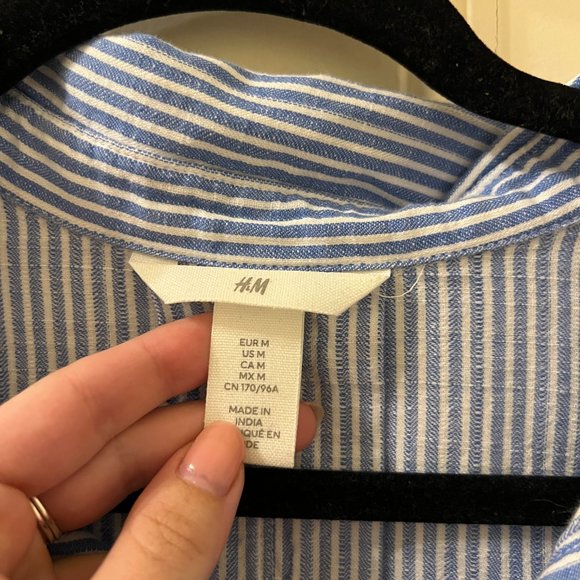 H&M Striped Smock Dress - M - Picture 5 of 5